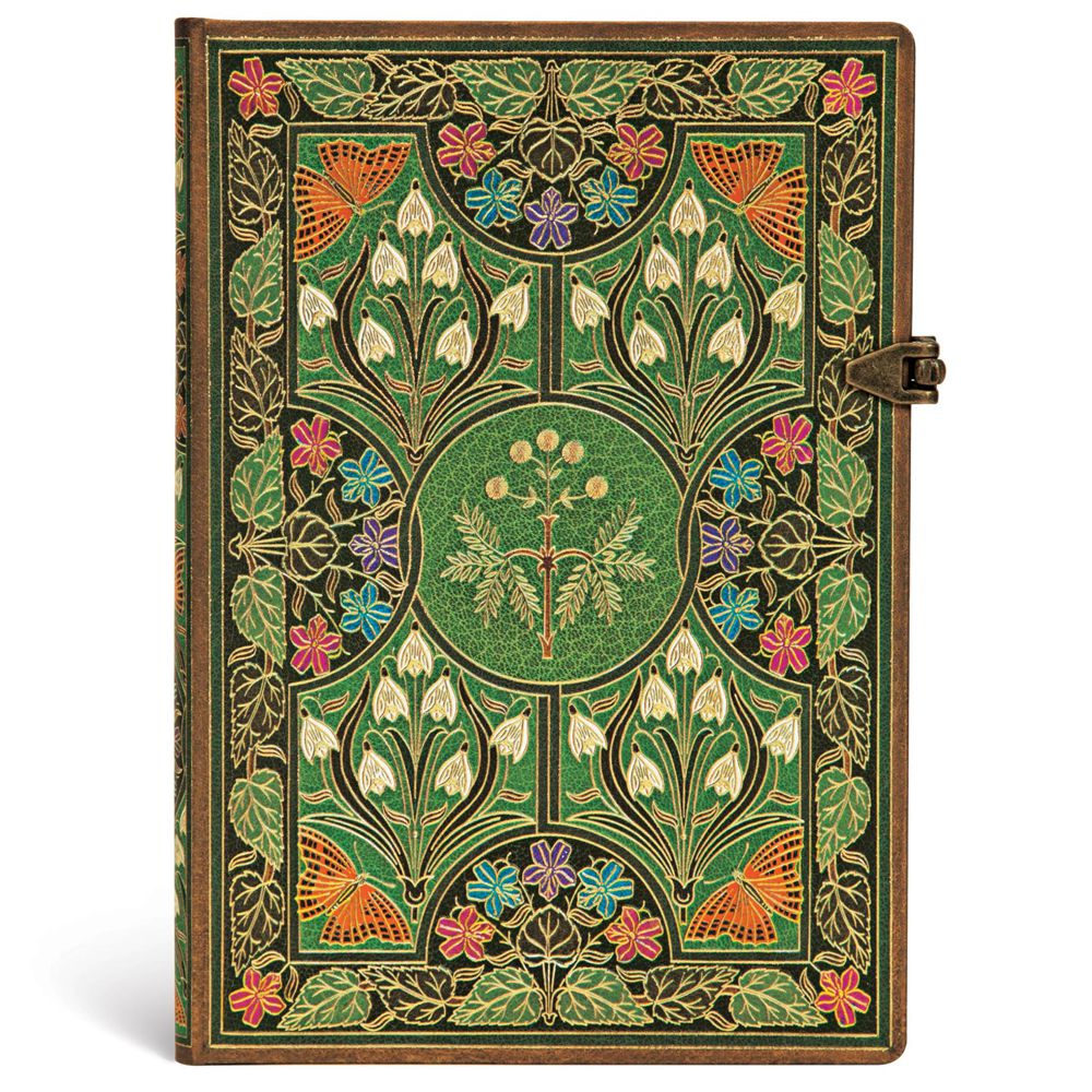 Paperblanks Poetry In Bloom Capa Dura Midi Pautado